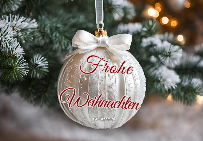 Frohe Weihnachten.